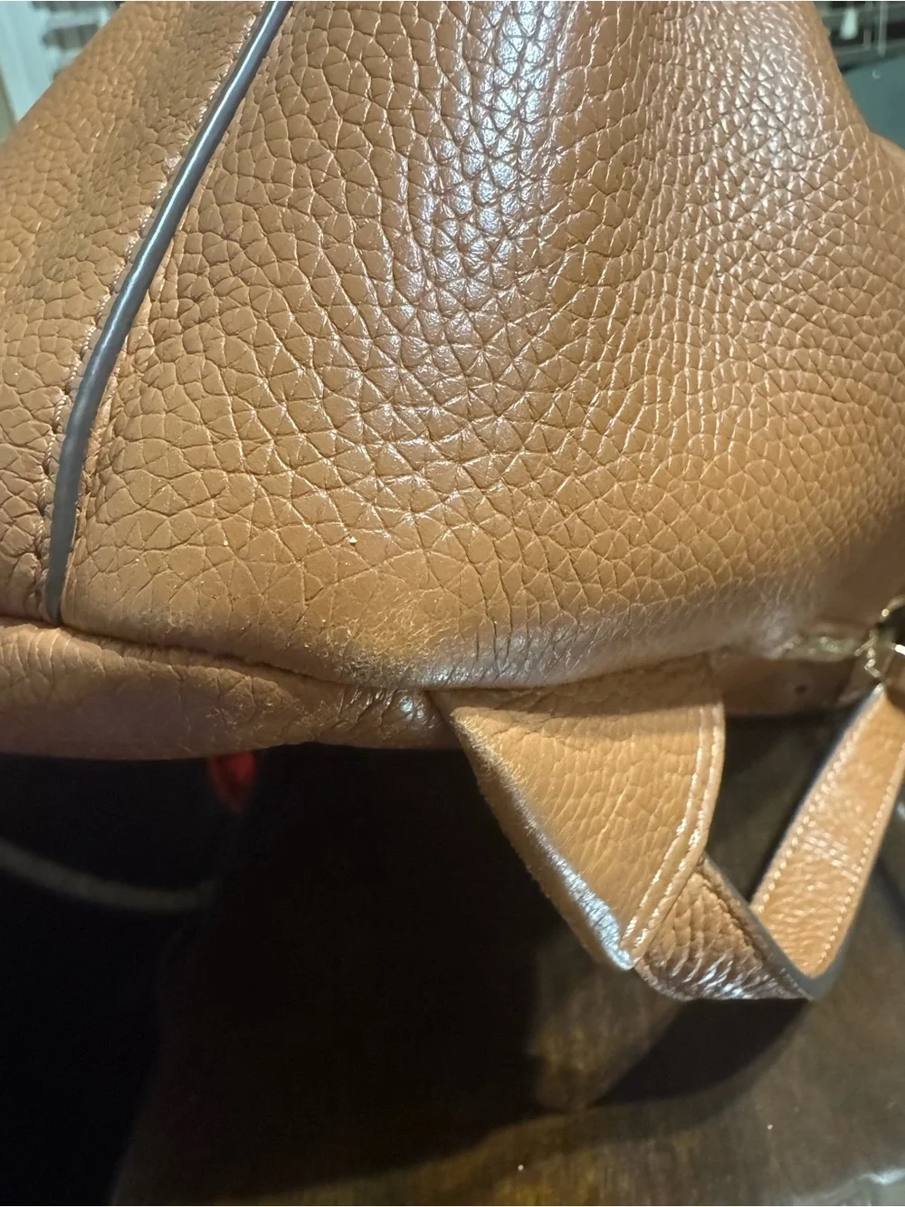 Tory Burch pebbled leather